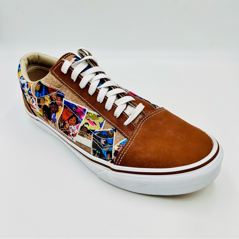 Vans X Disney shoes Old Skool Disney Scrapbook sneakers brown men size 11